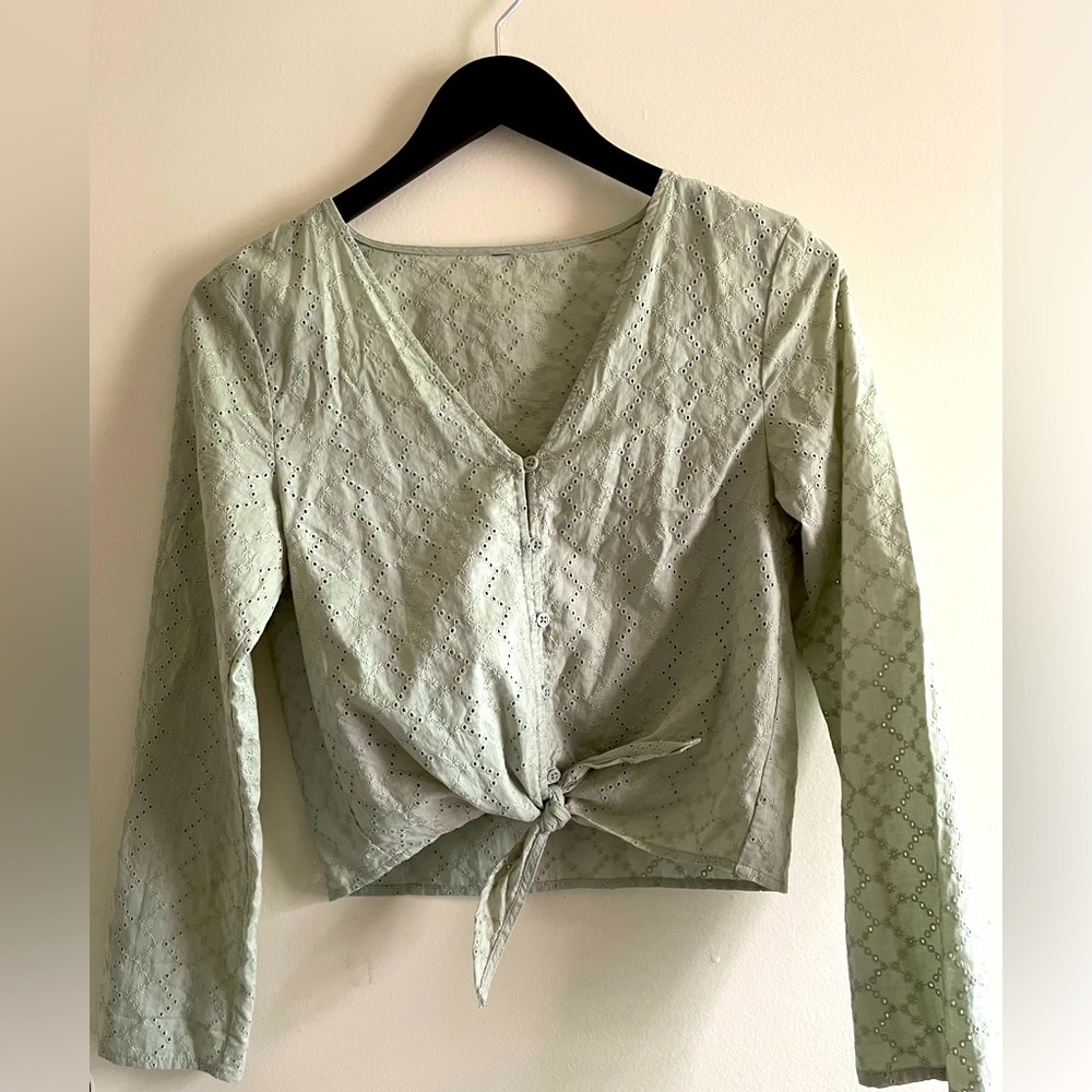 Pistachio Green Top